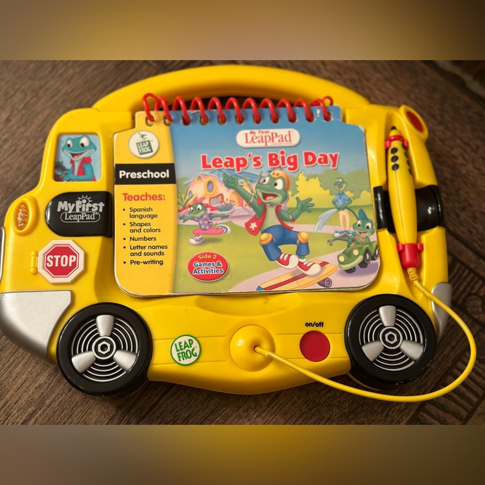 LeapFrog My First LeapPad Alphabet Bus * Great to Help Children Learn